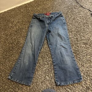 Vintage Gloria Vanderbilt Blue Capri Jeans